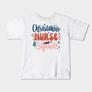 Christmas Nurse Crew Kids T-Shirt